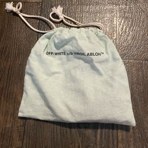 Off White Wallet with Chain